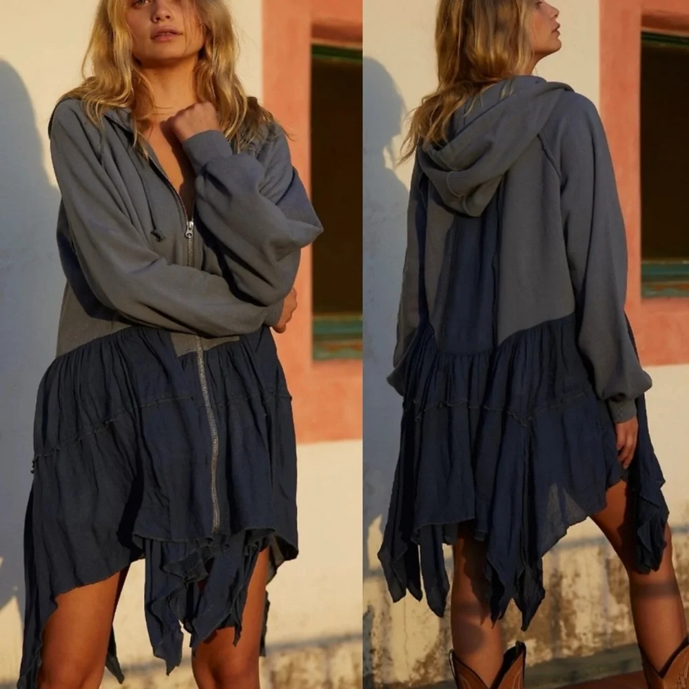 Free People Moon Dust Hoodie Cardigan - Picture 1 of 7